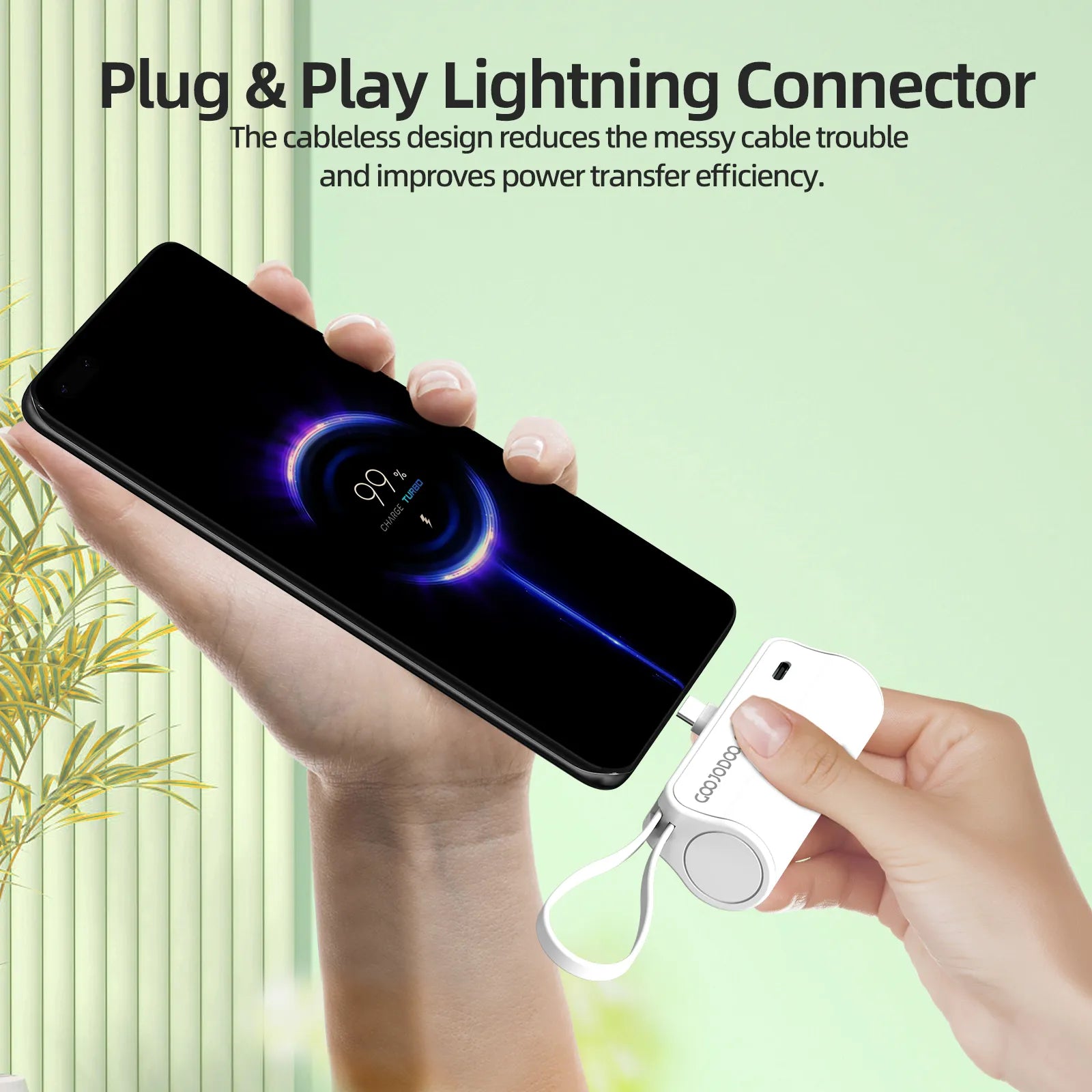 GOOJODOQ Official AD4031 4000mAh Mini Power Bank | Travel Essential