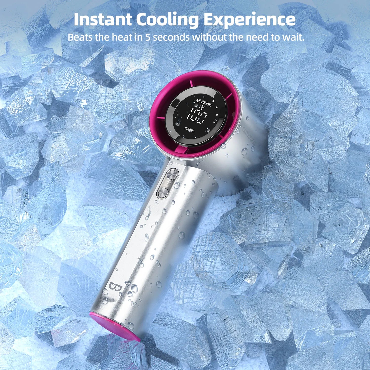 GOOJODOQ High Speed Handheld Fan GFS001
